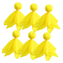 football accessories 6 pieces corner flags throwing flags for football bright yellow sports party accessories