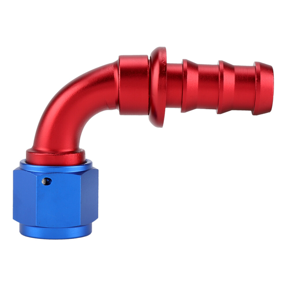 Swivel Hose End Fitting Lightweight Aluminum Anti Corrosion Anodized Surface High Temperature Resistant Reusable Hose Fitting Straight Swivel Design 9139052921023