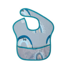 (Green Rainbow (Rough-textured Bib)) Summer waterproof bibs for children, thin, soft, easy to wash, drool bibs for 1-4 year olds, baby bibs.