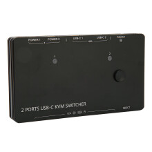 Typ C KVM-Switch 2 In 1 Out 10Gbps 3840x2160 30Hz