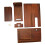 Telefon-Dockingstation, Holz, multifunktional, 2