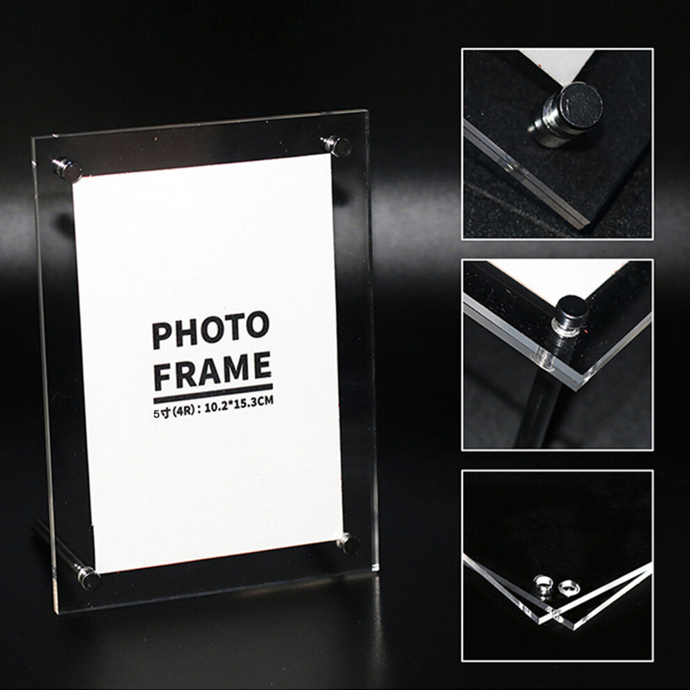 Transparenter Fotorahmen, Acryl-Bilderrahmen Zum 8141948418174