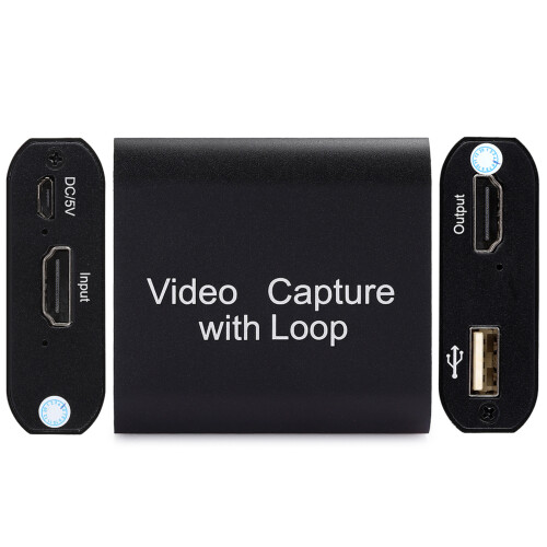 HDMI-Capture-Karte mit Loop-Out, USB 2