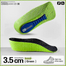 (3.5cm, green) Orthopedic High Pads 2.0, The Innovative Height Increasing Insoles with Arch Support for Enhanced Comfort and Stability