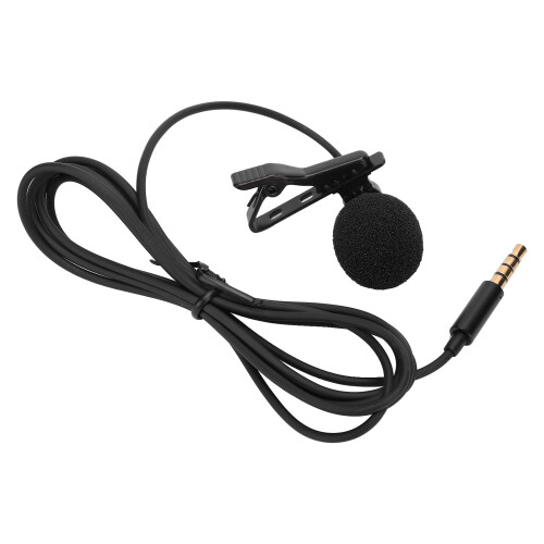 Mini Wired Lavalier Revers Mikrofon Kragen Clip 2