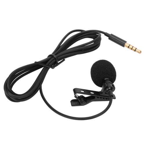 Mini Wired Lavalier Revers Mikrofon Kragen Clip 1