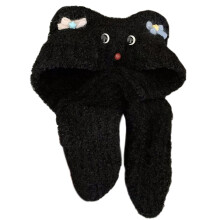 Chapeau en forme d'oreilles d'ours pour spectacles sur-Noir