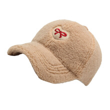 Chapeau de Baseball avec nœud papillon, chapeaux de-beige foncé