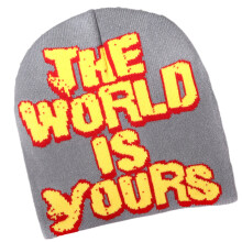 Casquettes à motif de lettres des années 2000, vêtements de-Gris