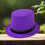 Chapeau haut de forme avec ruban noir Fluorescent,-vert fluo 6