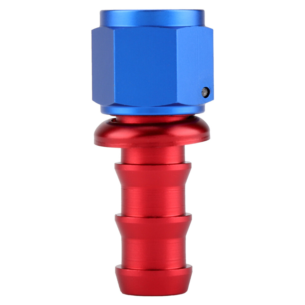 Swivel Hose End Fitting Lightweight Aluminum Anti Corrosion Anodized Surface High Temperature Resistant Reusable Hose Fitting Straight Swivel Design 9139052921016