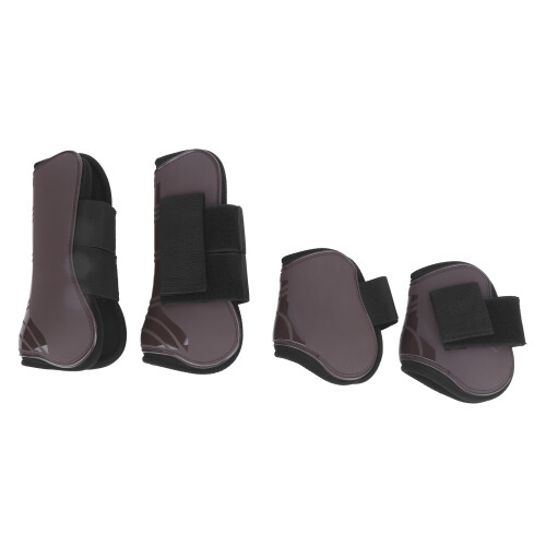 1Set Pferdesehnengamaschen PU Elastisch Verdickt 2