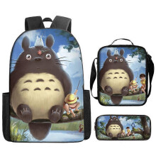 (crossbody bag) Miyazaki Hayao's Totoro cartoon backpack, children's shoulder bag, crossbody bag, pencil case, printed computer bag