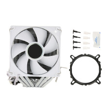 CPU-Luftkühler, 3,5 Zoll, Dual Tower, 6 Heatpipes,