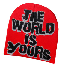 Bonnets de rue pour adultes et adolescents, chapeau avec-Rouge