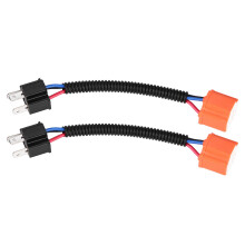 Kabelhärva Förlängningskabel Strålkastaradapter Korrosionsbeständig Plug & Play LED-kompatibel Hankontaktadapter Värmebeständig Nylonplast