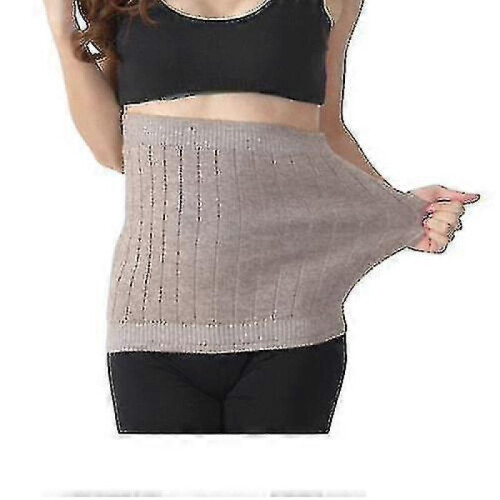 (M, camel) Cashmere Kidney Warmer Back Warmer Elastic Waist Support 2