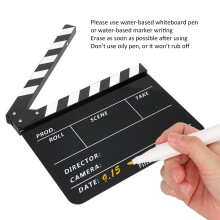 Acryl-Filmklappe, 30 x 25 cm, Regieklappe, Film-