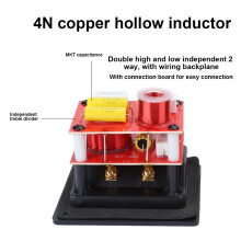 2PCS HIFI Audio Crossover Filter Hochtöner Bass 2