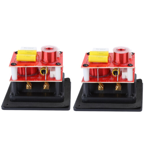 2PCS HIFI Audio Crossover Filter Hochtöner Bass 2 1