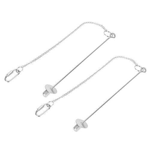 2PCS Haustier Huhn Edelstahl Obst Gemüse Mais 2