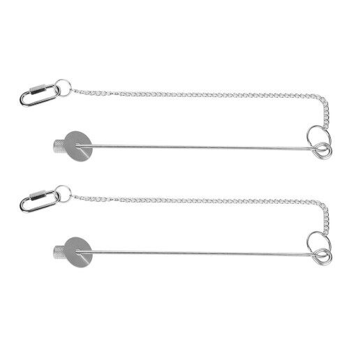 2PCS Haustier Huhn Edelstahl Obst Gemüse Mais 1