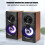 Συμπαγή ηχεία HiFi βιβλιοθήκης για φορητούς υπολογιστές, ξύλινο κουτί Burlywood Mini με 7