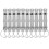 10PCS Einstellbare Hund Pfeife Trainer Sound 7