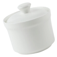 Ceramic Casserole Dish Pumpkin Soup Bowls with Lid White 11.5X11.5X10.5CM