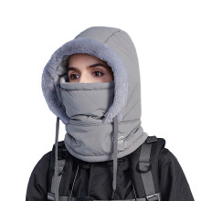 Chapeau chaud unisexe, chapeau de trappeur,-Gris foncé