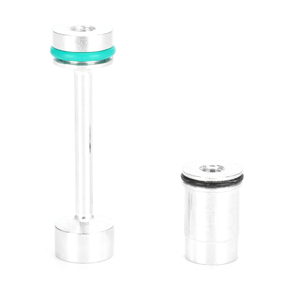 Oil Diverter Barbell Billet Oil Bypass Delete Valve 4 Ls Engines Cnc Billet 7075 Aluminum Material Oil Valve Plug Compatible W/ Gm Gen Iii Iv Ls 9139052836464