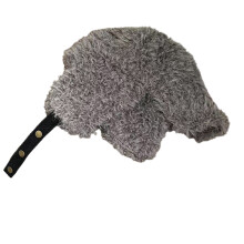 Chapeau Ă oreillettes en peluche unisexe avec doublures-Gris