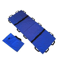 Soft Stretcher, 12 Handles Thickened Canvas Stretcher with Handbag, Collapsible First Aid