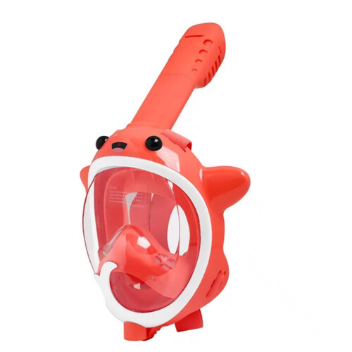 Fullface snorkel for , snorkeling with 180degree panoramic view, antifog function, foldable, dry tops