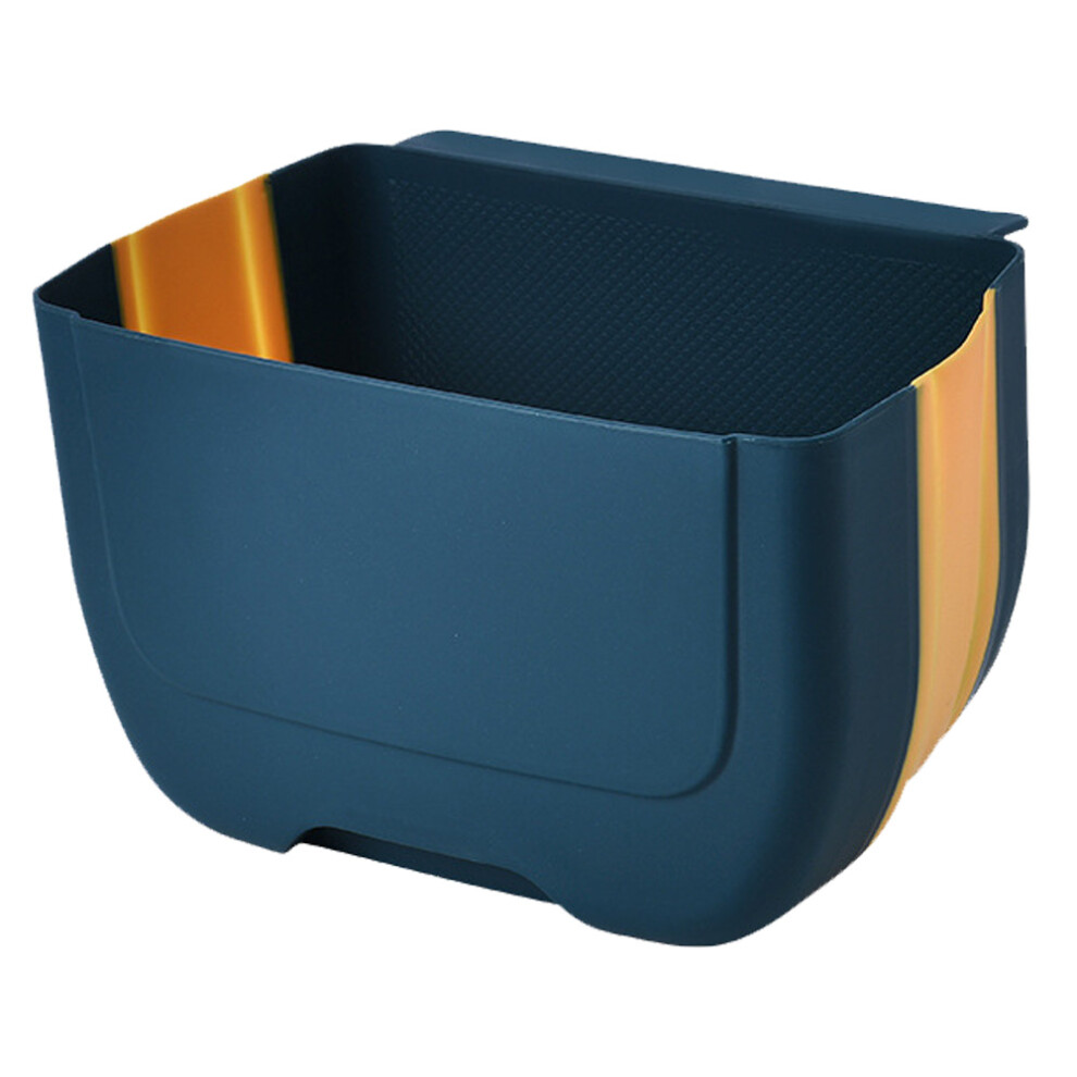 Folding Trash Can, Cabinet Hanging Trash Can, Food-Grade Materials, Silicone Construction, Perfect For Kitchens Bathrooms Recreational Vehicles, Door 9453559997764