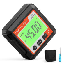 Niveau éLectronique NuméRique DéTecteur D'Angle NuméRique InclinomèTre MagnéTique à 90 Rapporteur BoîTe de Niveau de PréCision Rouge
