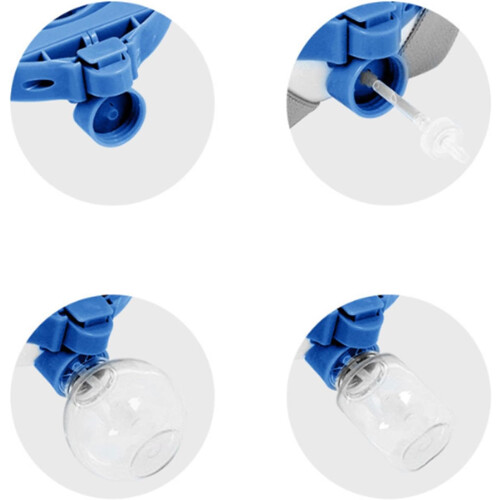 Fullface snorkel for , snorkeling with 180degree panoramic view, antifog function, foldable, dry tops 2