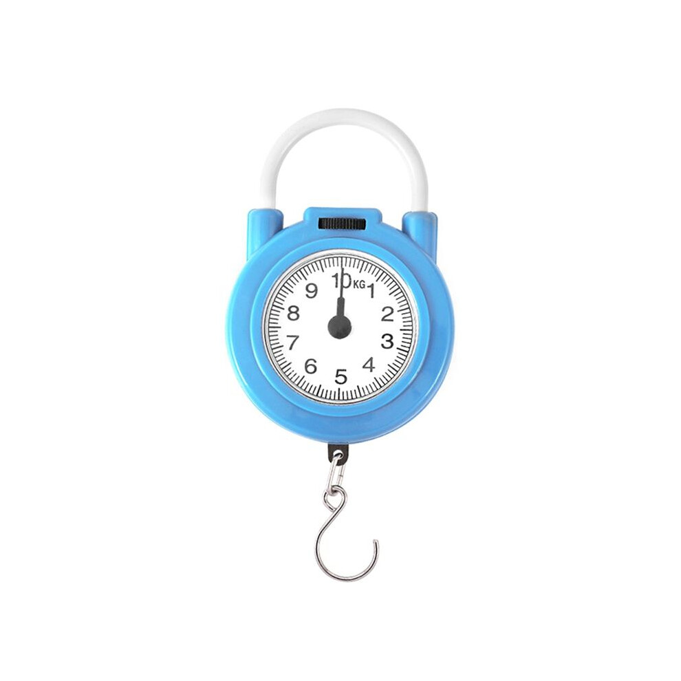 10Kg Portable Mechanical Dial Scale Hanging/Kitchen Scale Hanging Hook Multi-Purpose Scale For With Tape Meas 4712320720051