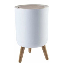 Elegant Indoor Waste Bin With Sealed Cover, Anti-Odor Trash Can With Nordic Aesthetic, Slim Design For Space Saving, Durable And Easy Maintenance Buil