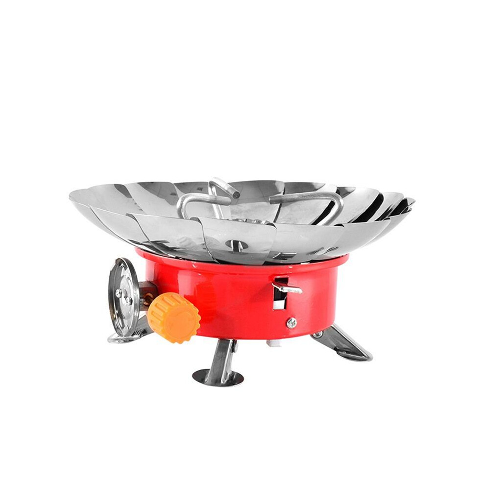 Windproof Camping Gas Stove With Piezo Ignition And Adjustable Valve, Portable Camping Gas Stove 6131313595090