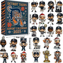 (26*18*3cm, Detroit Tigers blind box) The Lord of the Rings" Christmas Blind Box Christmas Tree Decoration Acrylic Decorative Pendant