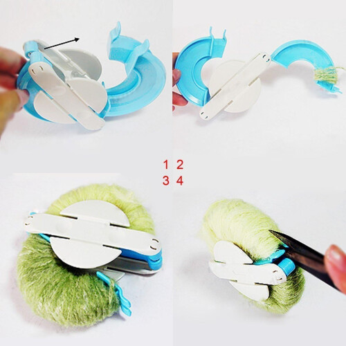 Σετ εργαλείων χειροτεχνίας Pompom Maker, κομψός σχεδιασμός για αξεσουάρ πλεξίματος 2