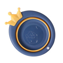 Lavabo de cara para bebé plegable - Bañera portátil para niños de 32 cm en azul oscuro