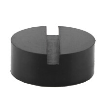 Gummierte Wagenheberauflage, hydraulische Wagenheberscheibe, Rahmenschutz mit Nutdesign, seitlicher Schweißnahtschutz, Wagenheberauflage mit