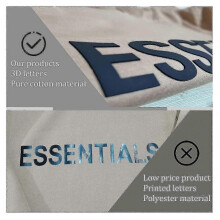 (L, dark gray) Essentials Lettered High Quality Hoodie For Men And Women Fear Of God Spur Hoodie