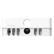 Porte-Brosse à Dents à Induction Automatique, Rechargeable 5600 MAh, Support Mural Sans Fil pour Brosse à Dents de Salle de Bain