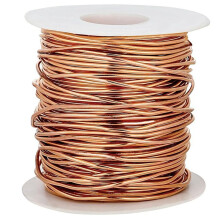 99,9% Dood Zacht Koperdraad, 18 Gauge/ 1 mm Diameter, 213 Voet/ 65 M, 1 Pond Spoel Puur Koperdraad