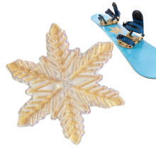 Anti Slip Snowboarding Stomp Pads, Raised Design for Optimal Board Control, Gold