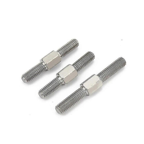 (M8 x 40 2pcs) 1-2pcs Left And Right Thread Double End Thread Rod M6 M8 Positive And Negative Thread Bar Stud Bolts