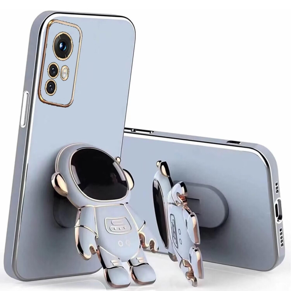 Nadoli For Xiaomi Redmi Note 12 Pro 4G Astronaut Hidden Stand Case, Blue 9365049512312